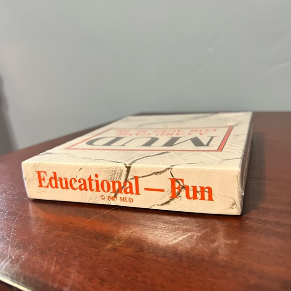 New Factory Sealed 1987 MUD A Card Game For Ages 10-100 Educational and Fun - Picture 4 of 9